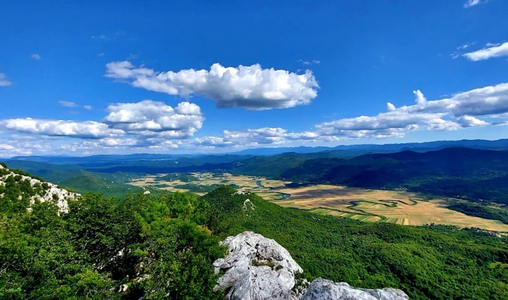 Pogled s Kalića na Kosinju dolinu 
