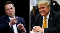 Elon Musk (lijevo), Donald Trump (desno)
