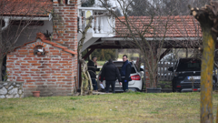 Babinec: Policija ispred Doma za starije Sv. Ana u vlasništvu Barbare Antolić Vupore, Foto: Vjeran Zganec Rogulja/PIXSELL 