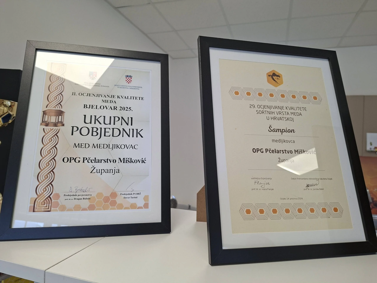 Nagrađeni medovi, Foto: M.Milas/Radio Osijek