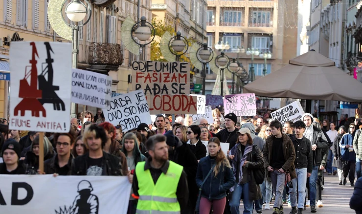 Prosvjedni marš u Rijeci