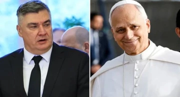 Milanović and Pope Leo XIV 