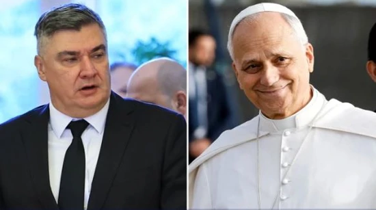Milanović and Pope Leo XIV 