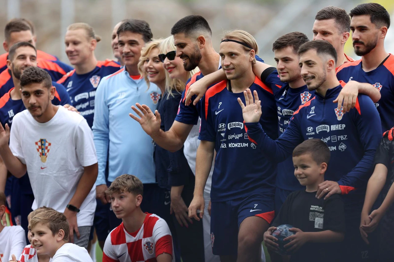 Susret hrvatskih nogometaša s djecom bez odgovarajuće roditeljske skrbi, Foto: Nel Pavletic/PIXSELL