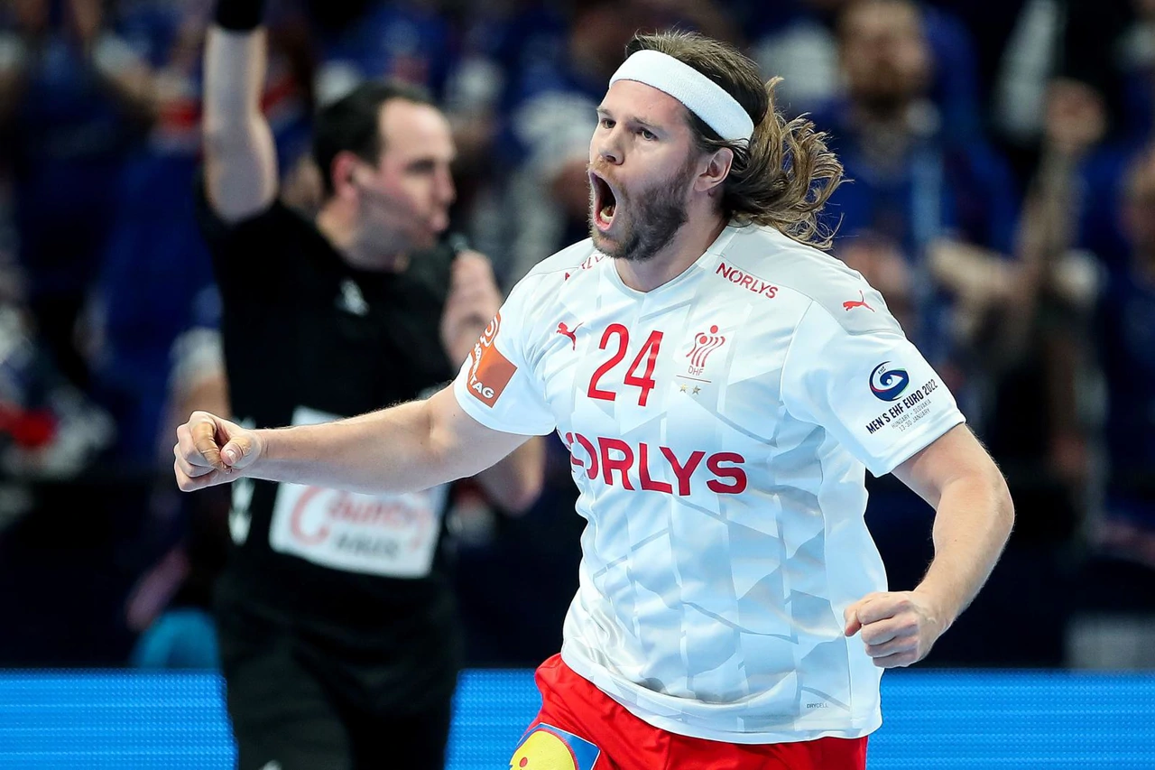 Danska - Island.  Mikkel Hansen, Foto: Sanjin Strukic/PIXSELL