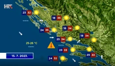 Vremenska prognoza, Foto: HTV/HRT