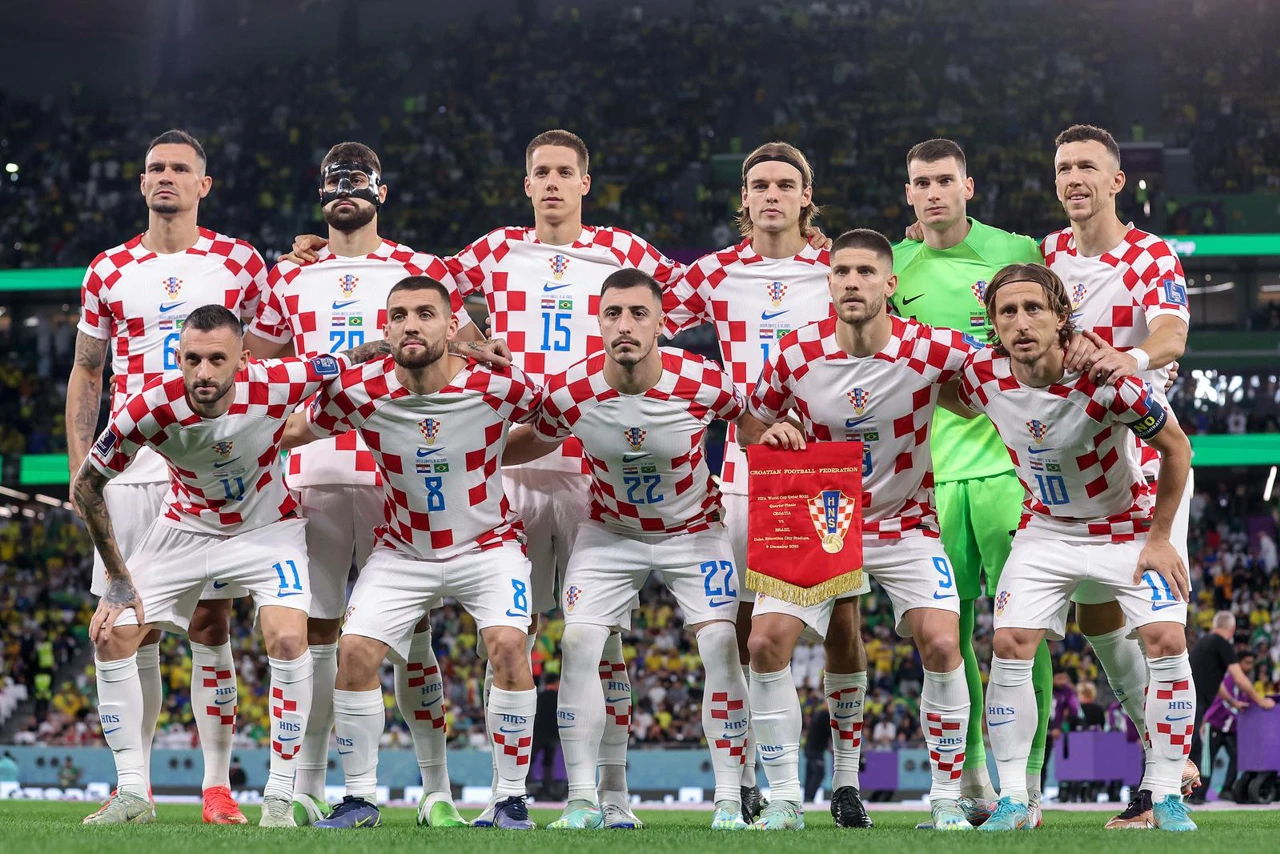 Hrvatska postava protiv Brazila