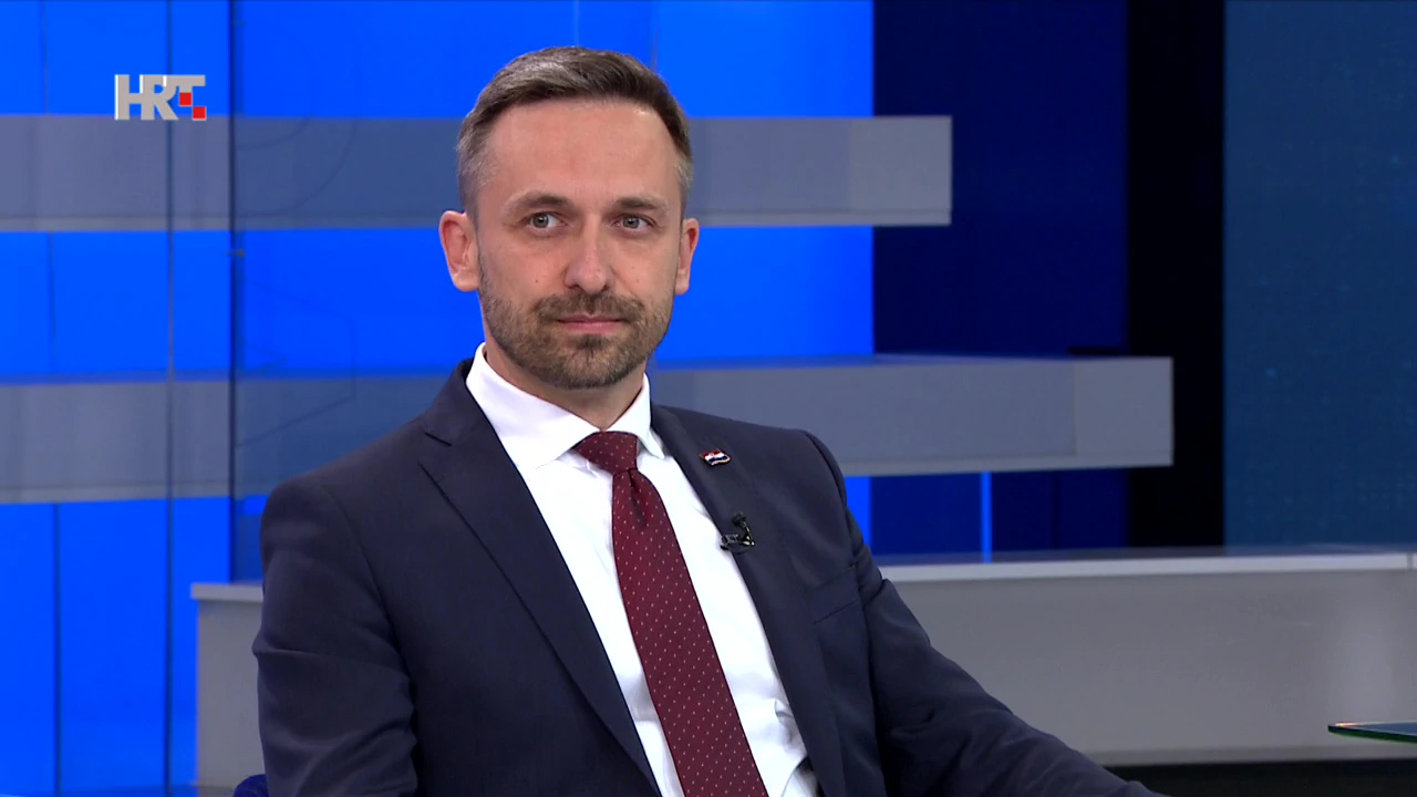 Marin Piletić, ministar rada, mirovinskog sustava, obitelji i socijalne politike, Foto: Otvoreno/HRT