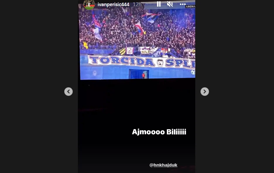 Ivan Perišić prati derbi
