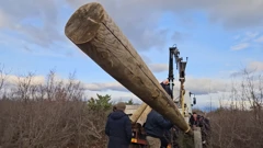 Popravak dalekovoda kod Radučića, Foto: H. Gunjača/HRT