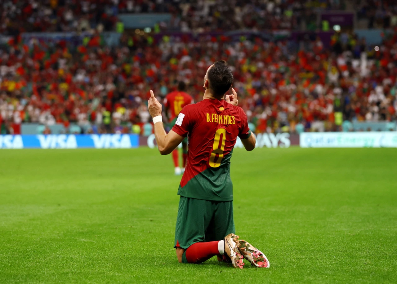 Bruno Fernandes nakon drugog gola