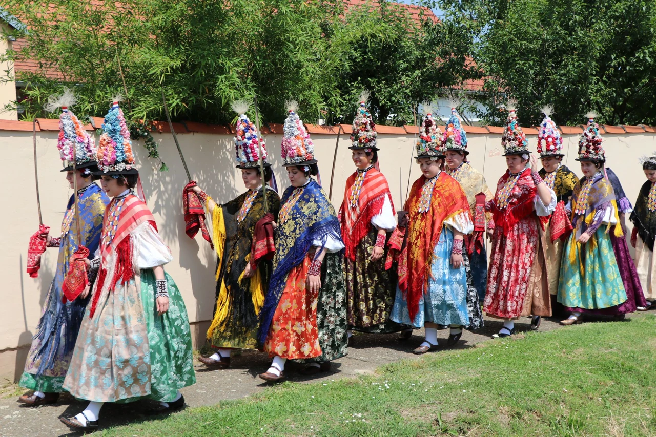 Gorjanske Ljelje u proljetnom ophodu, Foto: Maja Muškić/Radio Osijek