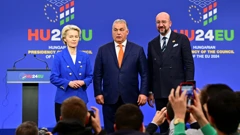Ursula von der Leyen, Viktor Orban i Charles Michel