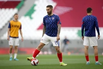 Marko Livaja na zagrijavanju uoči susreta, Foto:  Igor Kralj/PIXSELL