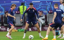 Perišić i Modrić na treningu, Foto: Luka Stanzl/PIXSELL