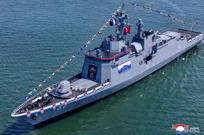 Porinuće razarača klase Choe Hyon, Foto: Korean Central News Agency/Reuters