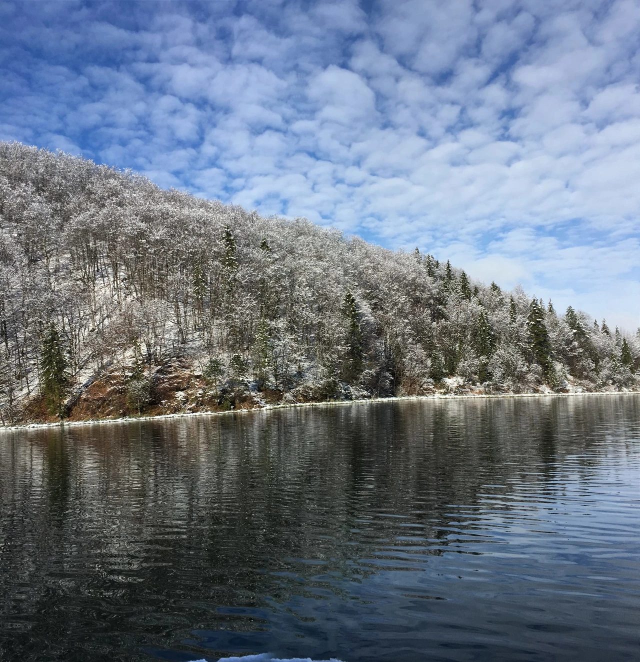 Die Plitvicer Seen im Winter (Foto: Tonči Petrić/Stimme Kroatiens)