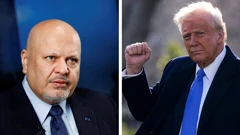 Karim Khan / Donald Trump