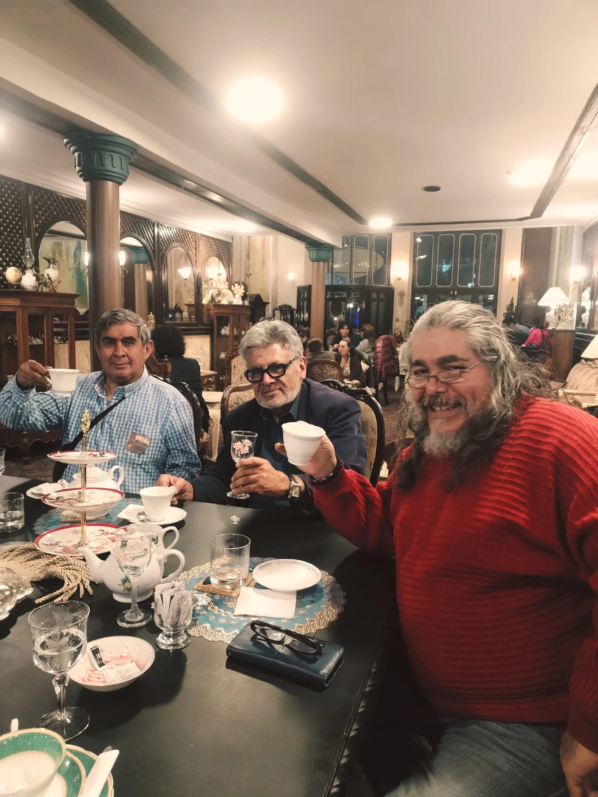 Victor Del Rada, Misael Rojas, Juan Nallar, Foto: Comunidad Croata de La Paz / Hrvatska zajednica u La Pazu//