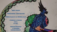 Plakat za izložbu "Jakov i zmajevi" 