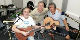 Dva Roberta - Justinić i Funčić - i naš Predrag Hržić (Foto: Ivan Saftić / HRT - Radio Rijeka), Foto: -/-