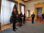 Župan Mato Lukić i fotograf Damir Hoyka, Foto: Marin Bilandžić/HRT Radio Osijek
