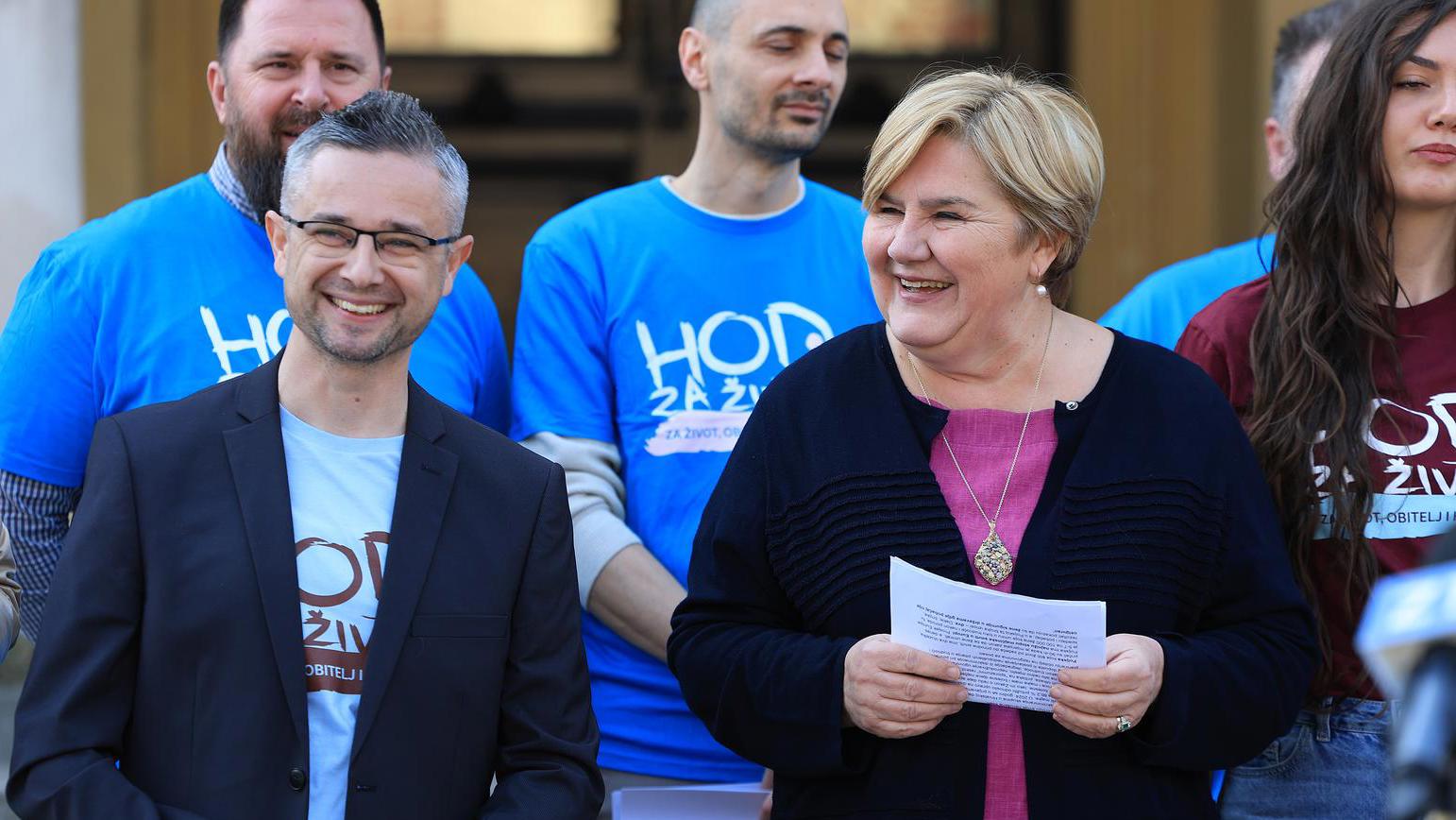 Zagreb: Platz anlässlich des Europatags besetzt, Organisatoren des „Walk for Life“-Protest 1 pxl 080326 147982624 20260413120839