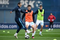 Zagrijavanje uoči Dinamo - Rijeka, Foto: Marko Lukunic/PIXSELL