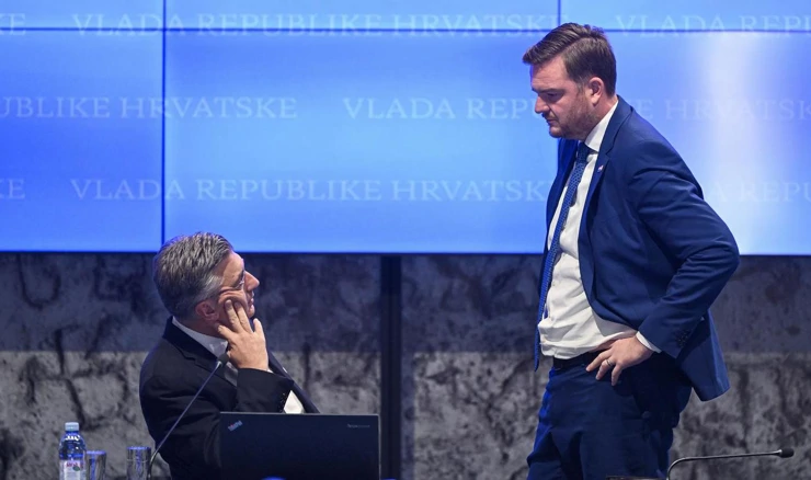 Andrej Plenković i Marko Primorac