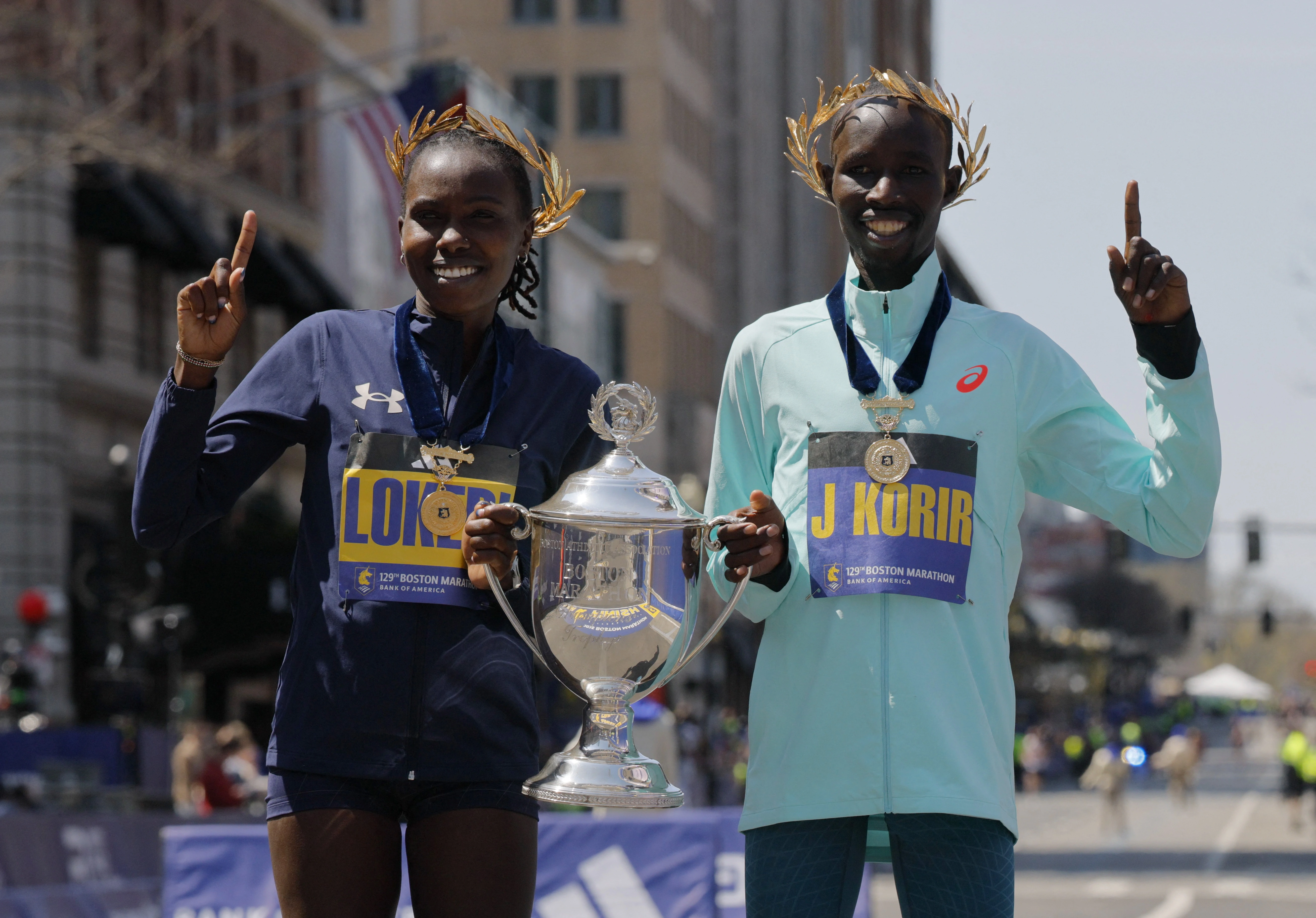 John Korir i Sharon Lokedi slavili na Bostonskom maratonu