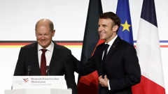 Emmanuel Macron i Olaf Scholz