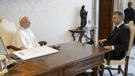 Prime Minister Andrej Plenković and Pope Leo XIV
