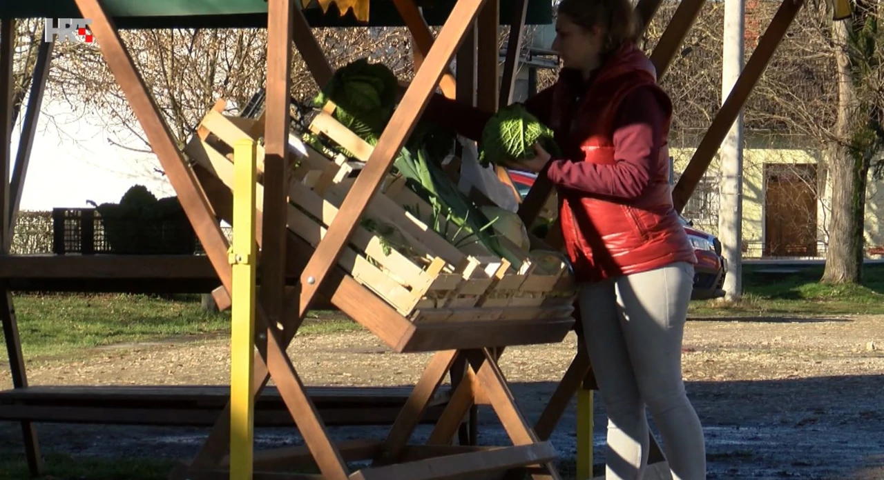 Tržnica u Sikirevcima, Foto: HRT/HTV