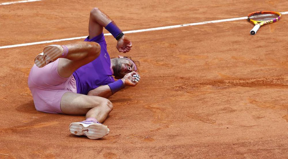 Rafael Nadal pada, Foto: Guglielmo Mangiapane/REUTERS