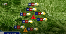 Vremenska prognoza, Foto: Dnevnik/HRT