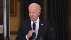 Joe Biden na večeri prilikom razgovora sa vojnicima