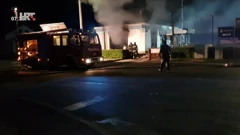 Izgorjela trgovina kod Zaprešića