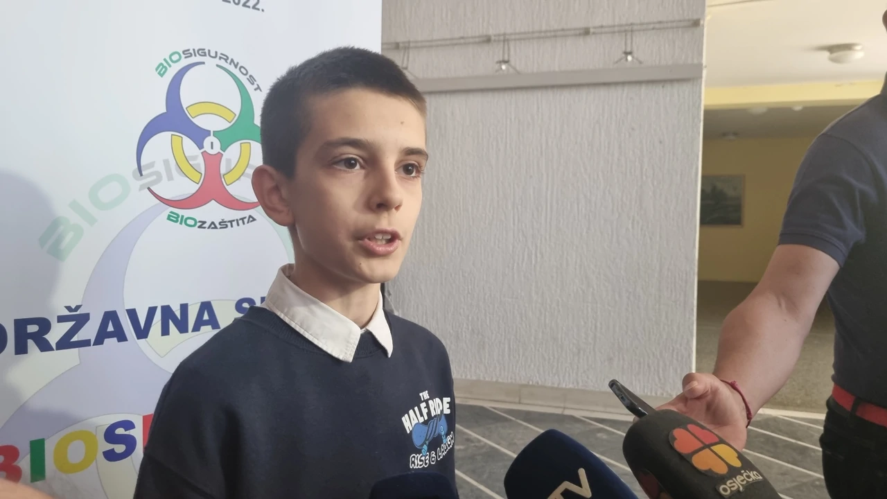 Marko Nikolić, OŠ Vijenac, Foto: Davor Lončarić/HRT Radio Osijek