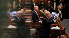Netanyahu drži govor u Knessetu, arhivska fotografija