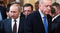 Arhivska fotografija: ruski predsjednik Putin u Moskvi s turskim predsjednikom Erdoganom