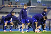 Zagrijavanje uoči utakmice, Foto: Sanjin Strukic/PIXSELL