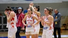 Hrvatske košarkašice nakon dvoboja s Austrijom