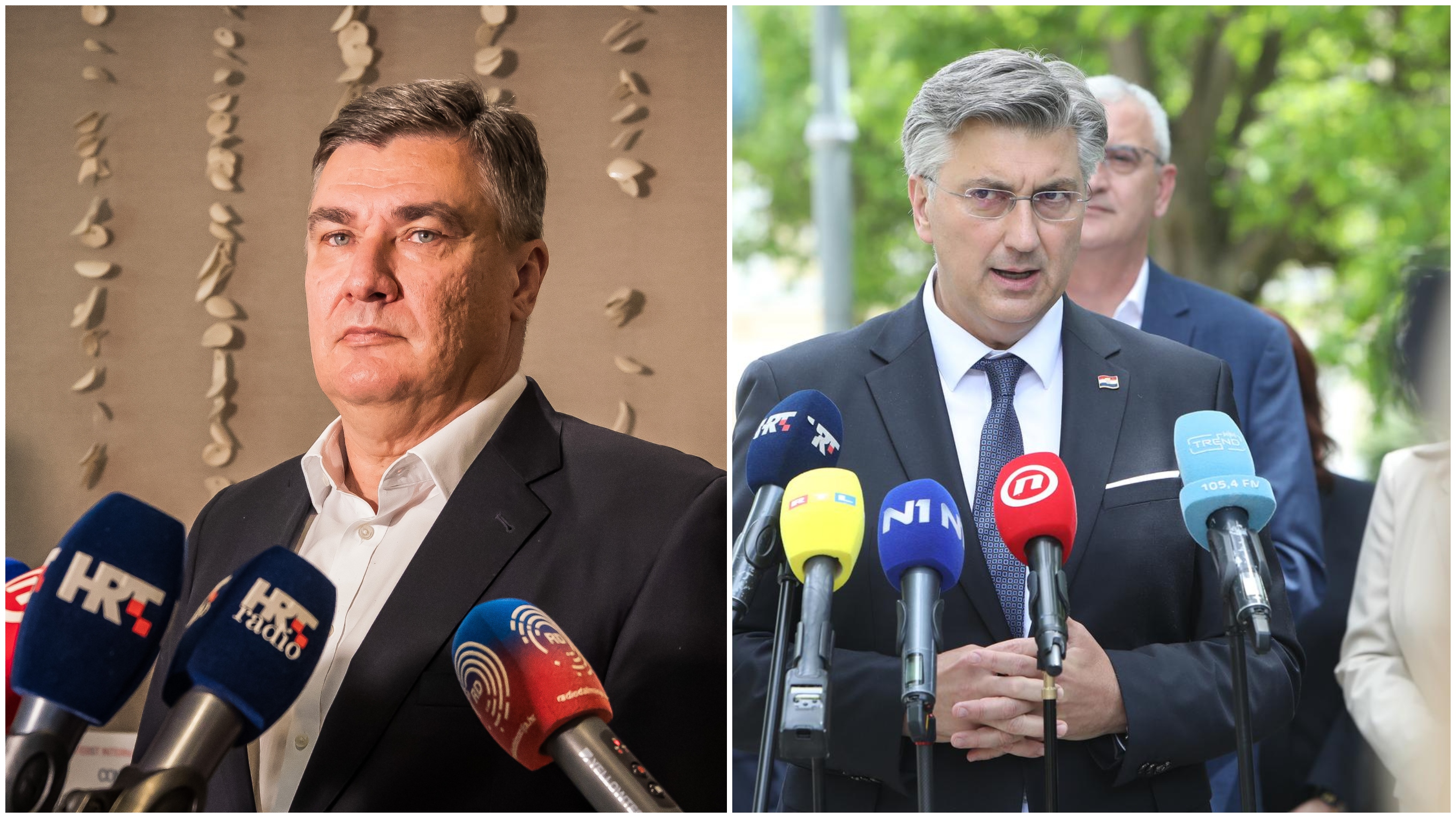 Milanović und Plenković nach dreieinhalb Jahren am selben Tisch 1 befunky collage 20250521130344