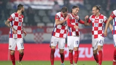 Hrvatski nogometaši u dvoboju sa Slovačkom