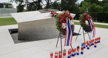 Položeni vijenci kod Spomenika domovini