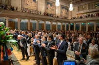 Stajaće ovacije nakon koncerta Zbora HRT-a i Minhenskog radijskog orkestara u Herkulessaal u Münchenu , Foto: Nedeljko Miletic /CroNews