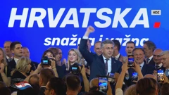 Slavlje u HDZ-ovu stožeru