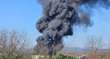 Gori skladište guma u Svetoj Nedelji