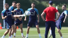 Trening hrvatske nogometne reprezentacije