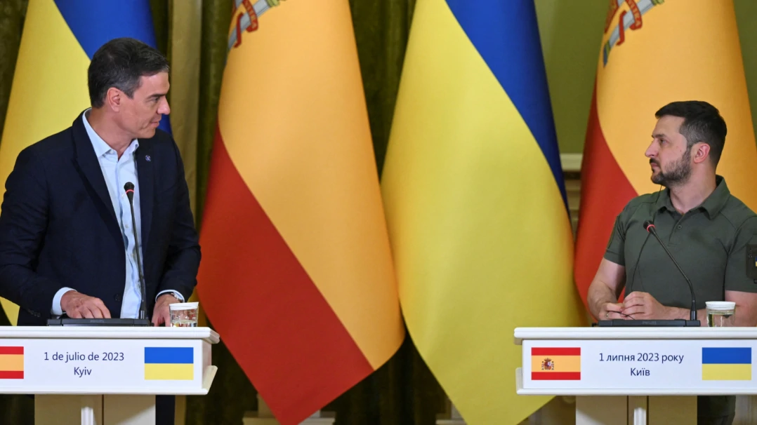 Pedro Sanchez i Volodimir Zelenski 